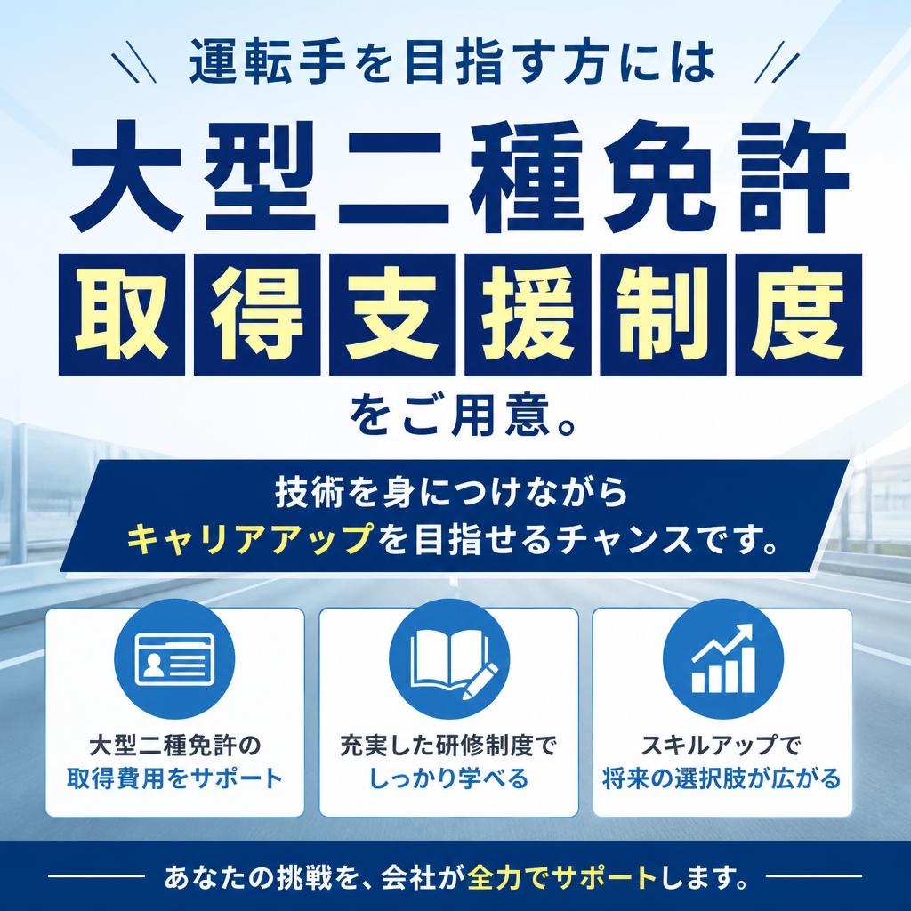 資格取得支援制度でさらなる成長を