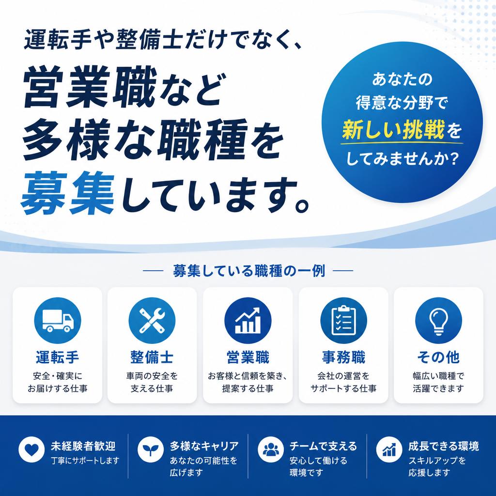 多様な職種の求人情報