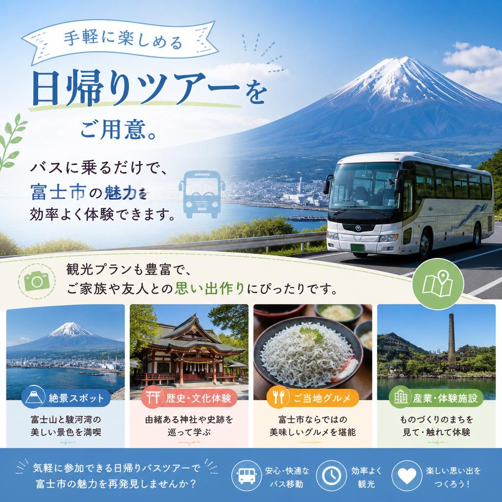 日帰りツアーのご案内