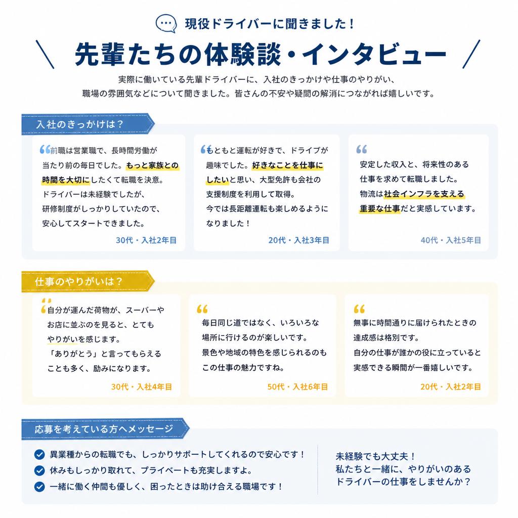 応募者の声