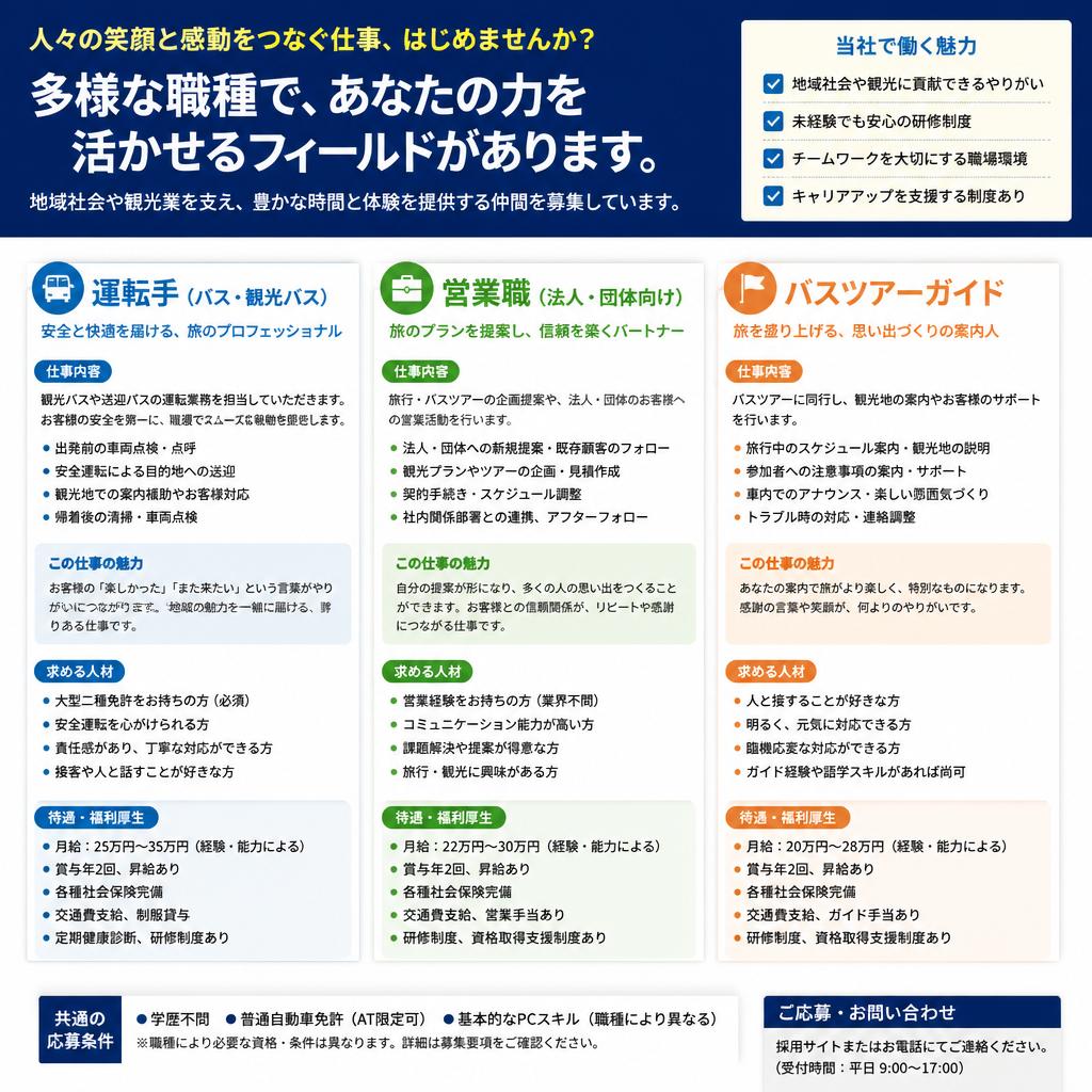 職種別募集情報